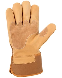Carhartt Men's Duck & Synthetic Leather Safety Cuff Work Gloves