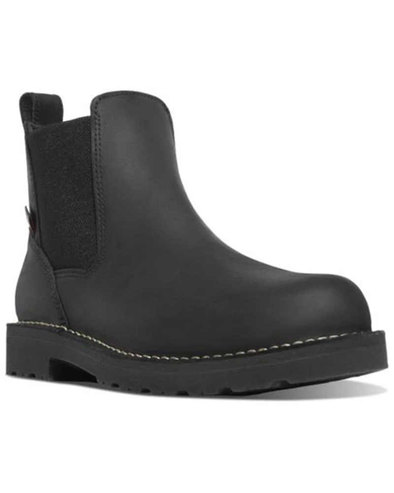 Danner Men's 6" Bull Run Chelsea Wedge Work Boots - Soft Toe