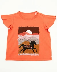 Shyanne Toddler Girls' Scenic Short Sleeve Graphic Tee