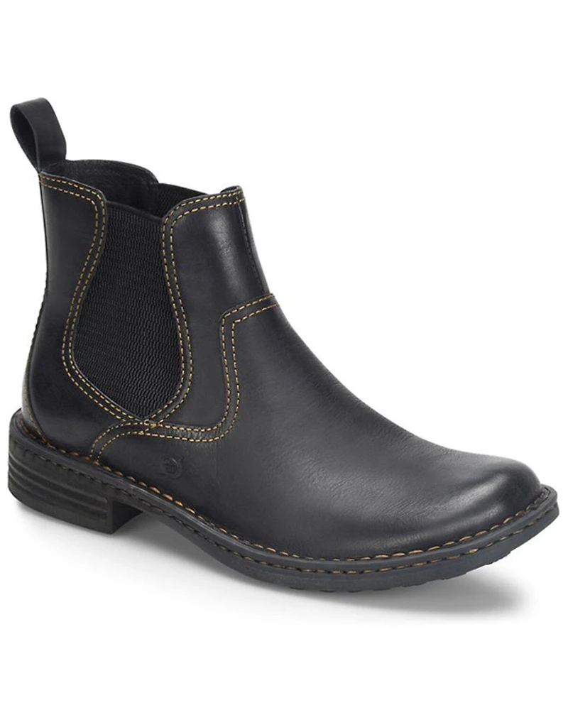 Born Men's Hemlock Chelsea Boots - Broad Square Toe