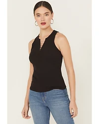 Idyllwind Women's Rhinestone Chain Ribbed Tank
