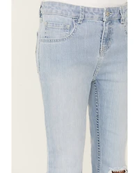 Shyanne Girls' Destructed Knee Flare Jeans