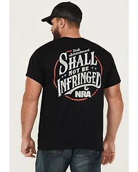 Buckwear Men's NRA Badge Short Sleeve Graphic T-Shirt