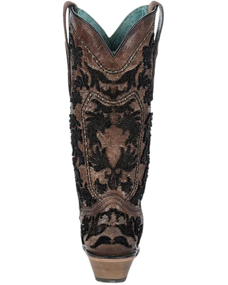 Corral Women's Crackled Bristle Western Boots - Snip Toe