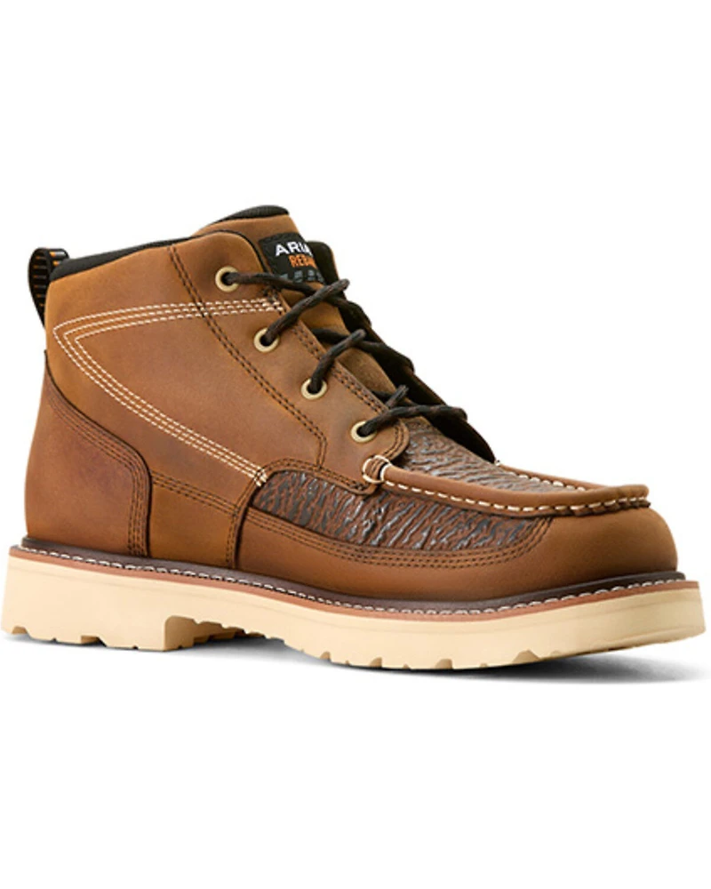 Ariat Men's 5.5" Rebar Lift Chukka Moc Work Boots - Soft Toe