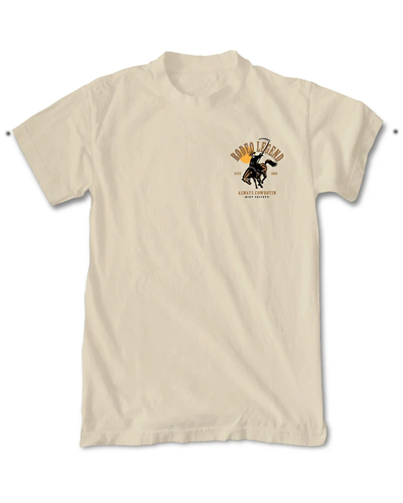 Riot Society Boys' Rodeo Legend Short Sleeve Graphic T-Shirt