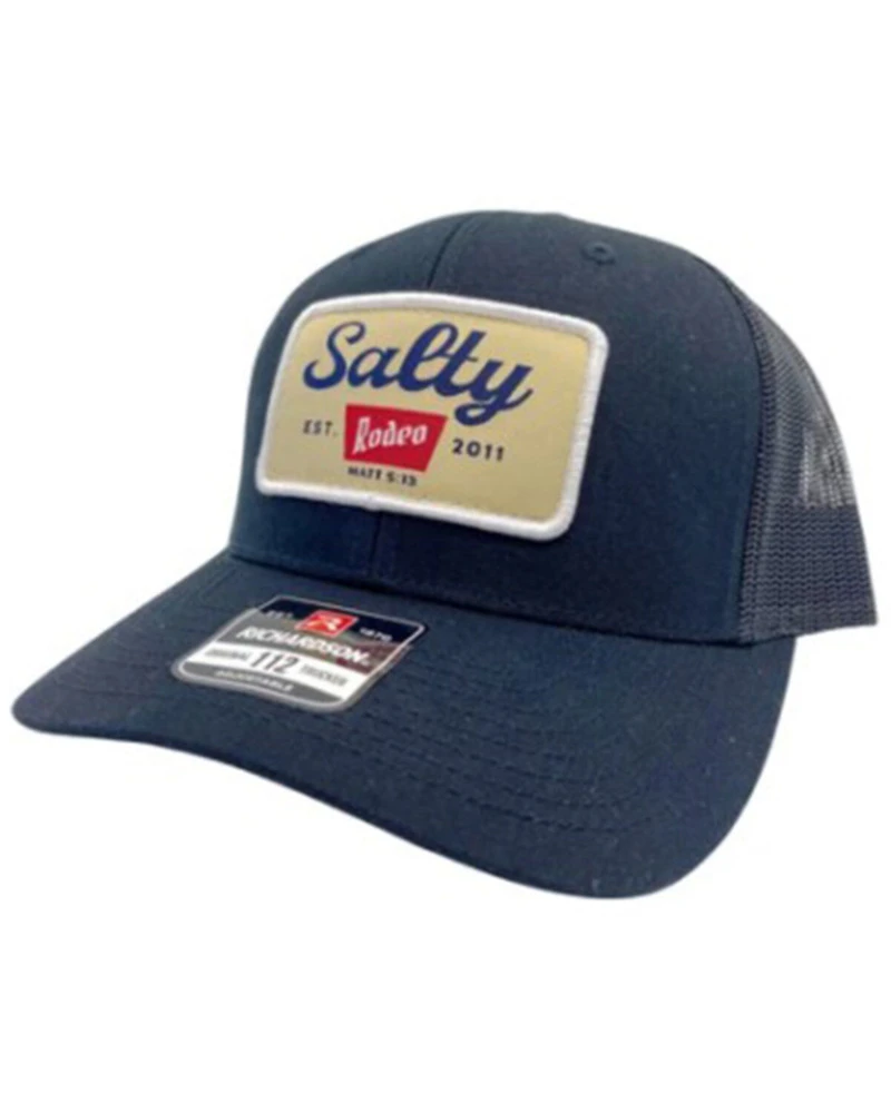 Salty Rodeo Men's The 12 OZ Recreation Logo Patch Mesh-Back Trucker Cap