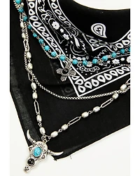 Idyllwind Women's Baylee Bandana Layered Necklace