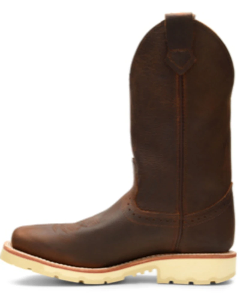 Double H Men's Domestic Roper Western Work Boots - Steel Toe