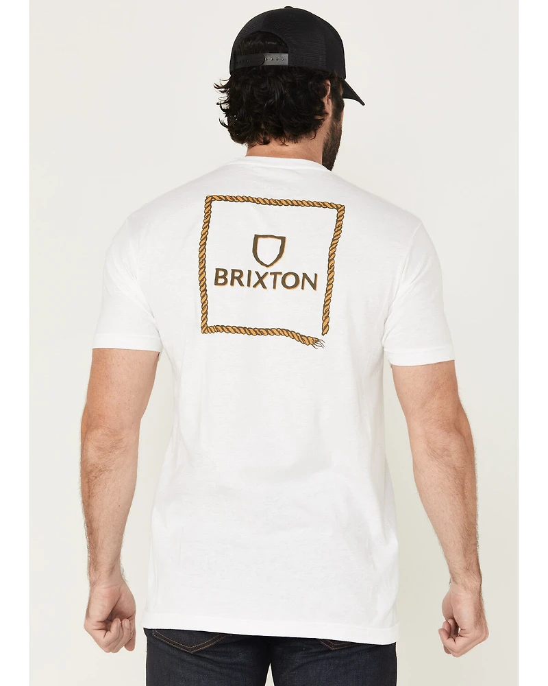 Brixton Men's Boot Barn Exclusive Alpha Square Lasso Short Sleeve Graphic T-Shirt