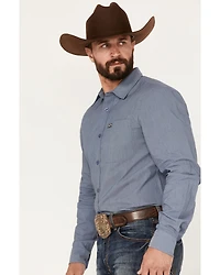 Kimes Ranch Men's Solid Linville Coolmax Button Down Western Shirt