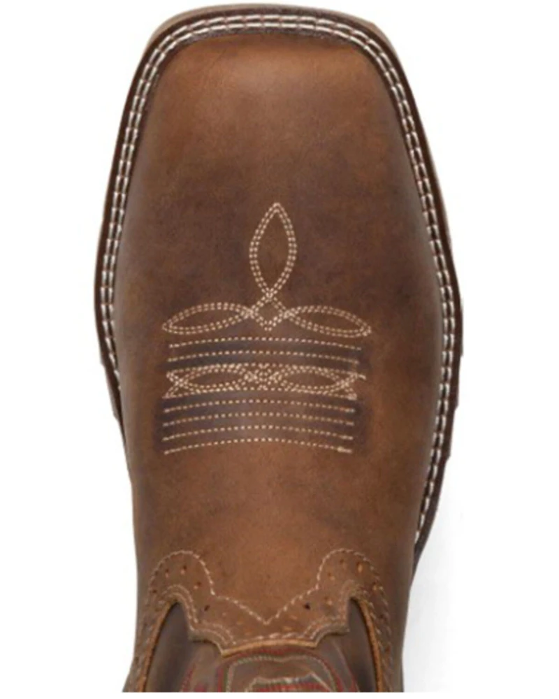 Double H Men's Veil Roper Western Boots - Broad Square Toe