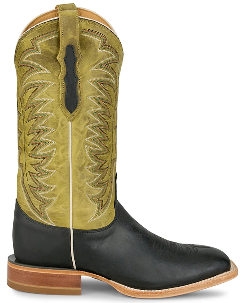 Justin Men's Burchett Western Boots - Broad Square Toe