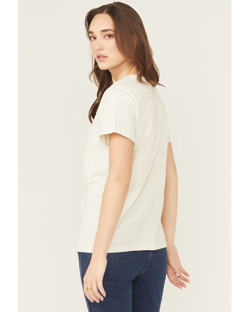 Wrangler Women's Modern Howdy Short Sleeve Graphic Tee
