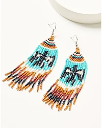 Idyllwind Women's Graylynn Beaded Fringe Earrings