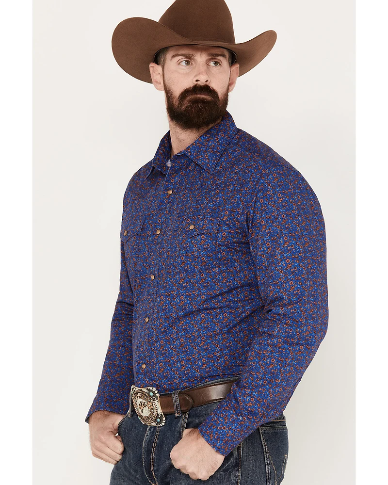 Wrangler Retro Men's Floral Western Snap Shirt