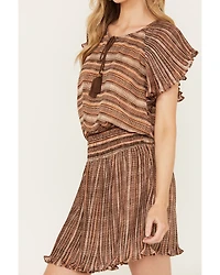 Shyanne Women's Smocked Waist Printed Mini Dress