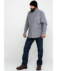 Ariat Men's FR Solid Durastretch Long Sleeve Work Shirt - Big