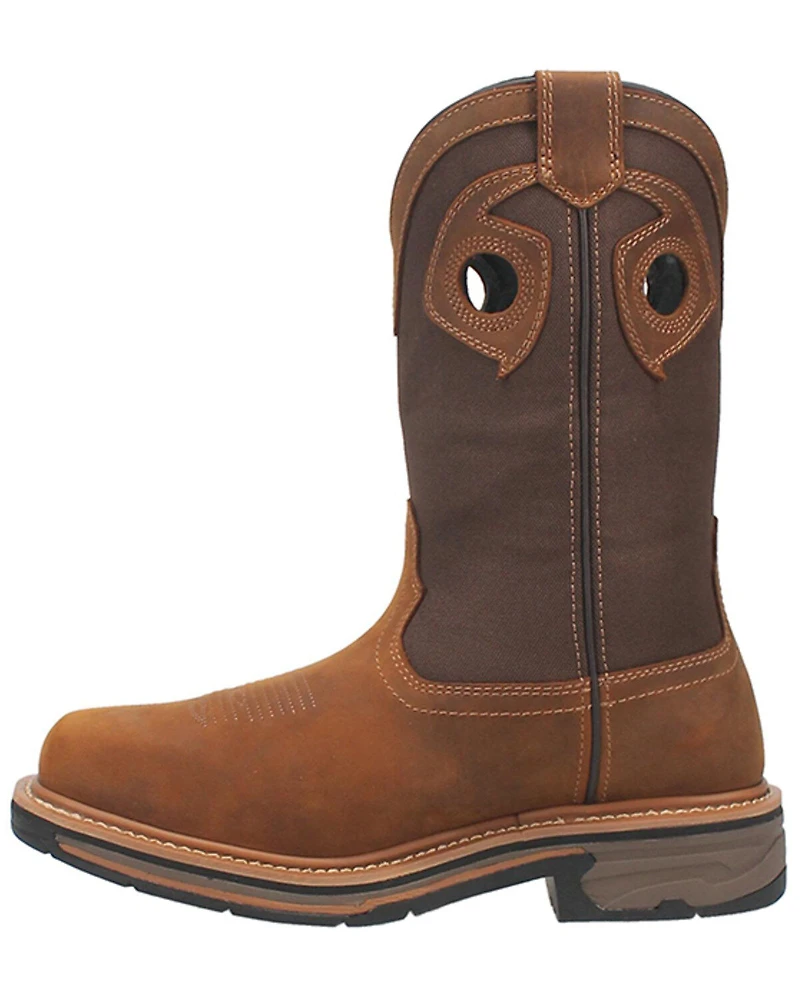Dan Post Men's 11" Bram Waterproof Work Boots - Broad Square Toe