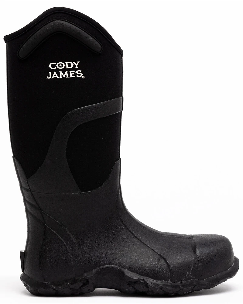 Cody James Men's Rubber Waterproof Work Boots - Composite Toe