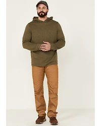 Brothers and Sons Men's Solid Heather Slub Long Sleeve Hooded Sweatshirt