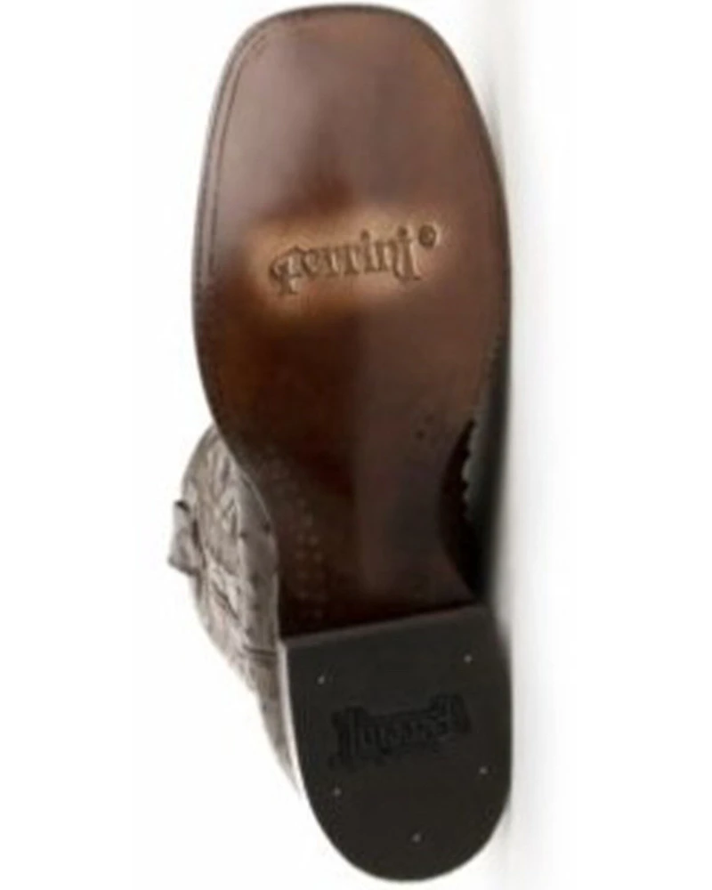 Ferrini Men's Full Quill Ostrich Exotic Western Boots