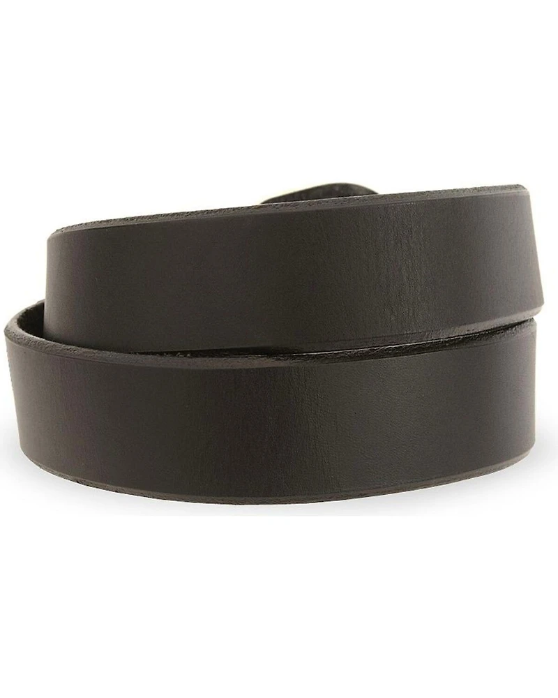 Tony Lama Basic Black Leather Belt - Reg & Big