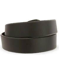 Tony Lama Basic Black Leather Belt - Reg & Big