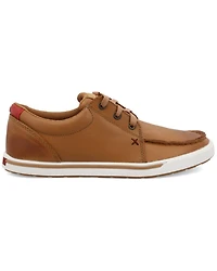 Twisted X Women's Burnished Leather Lace-Up Shoes - Moc Toe