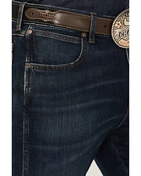 Wrangler Retro Men's Richland Dark Wash Slim Bootcut Stretch Denim Jeans