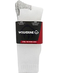 Wolverine Men's Steel Toe Crew Socks - 2 Pack