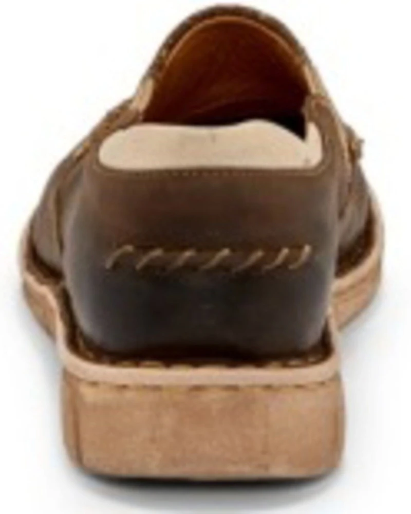 Tony Lama Women's Magdalena Mocha Shoes - Moc Toe