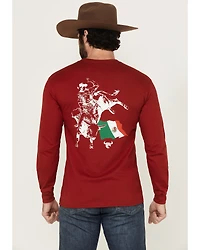 Cowboy Hardware Men's Boot Barn Exclusive Mexico Flag Bulk Long Sleeve Graphic T-Shirt