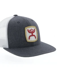 HOOey Boys' Grey Youth Zenith Mesh Back Trucker Cap
