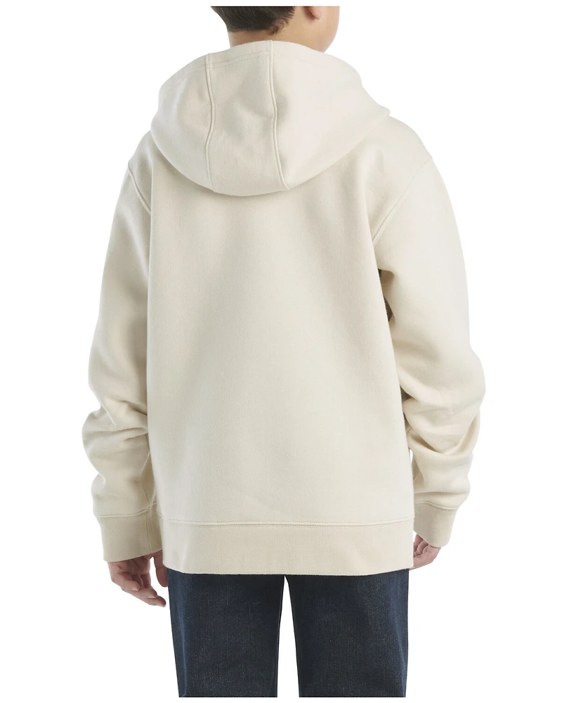 Carhartt Boys' Logo Graphic Hooded Sweatshirt