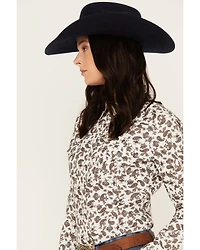 Wrangler Women's Paisley Long Sleeve Western Pearl Snap Shirt