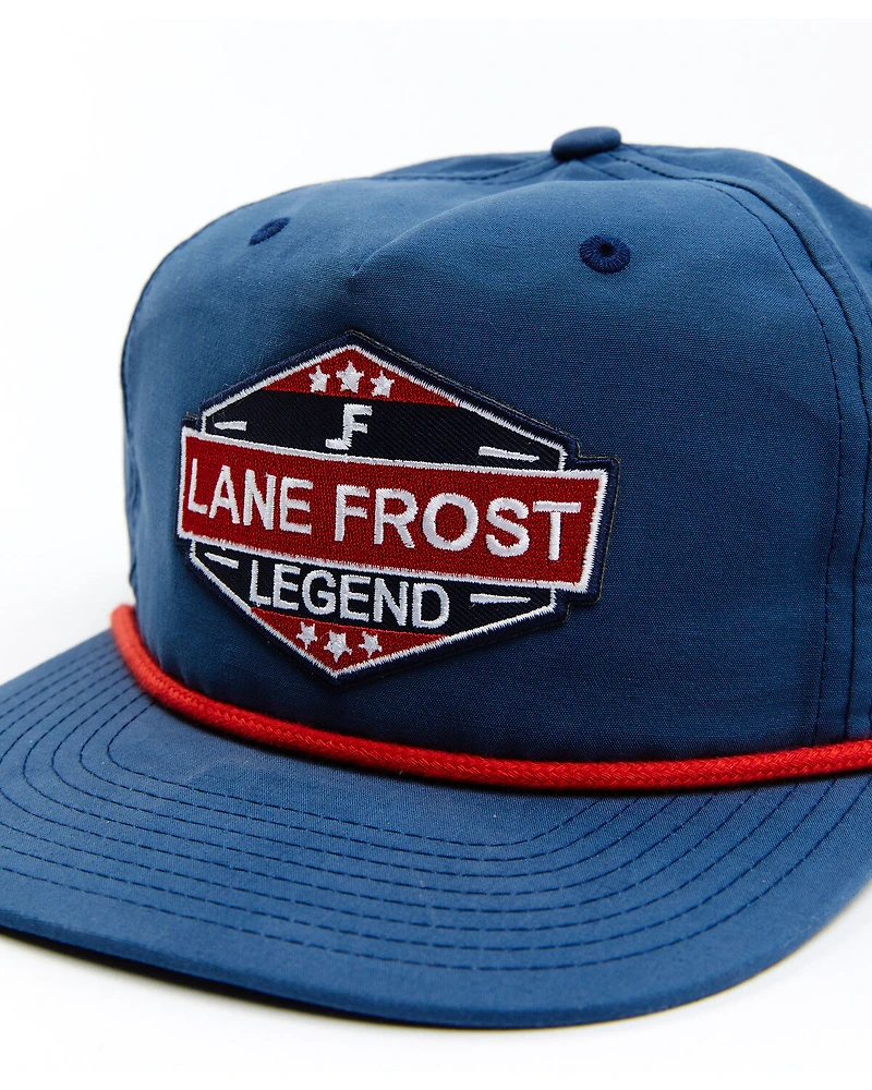 Lane Frost Men's July Retro Rope Logo Patch Ball Cap