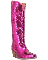 Dingo Women's Sequin Dance Hall Queen Tall Western Boots - Snip Toe