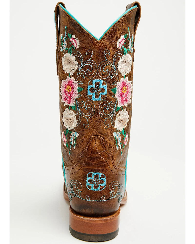 Macie Bean Little Girls' Honey Bunch Western Boots - Square Toe