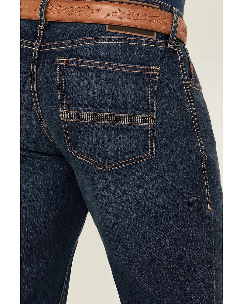 Ariat Men's M4 Dark Wash Colman Porter Relaxed Bootcut Stretch Denim Jeans