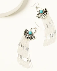 Shyanne Women's Scalloped Fringe Earrings