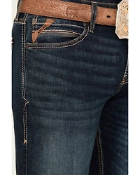 Ariat Men's M8 Morro Brawley Dark Wash Modern Slim Tapered Jeans
