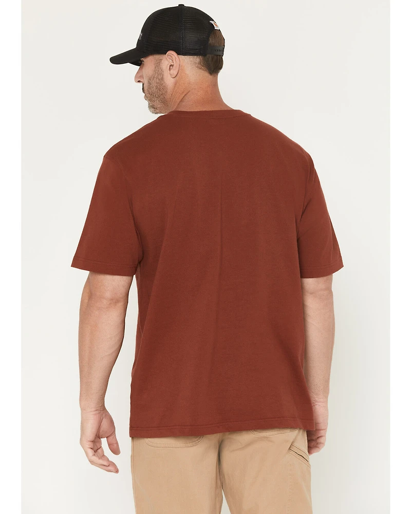 Carhartt Men's Loose Fit Heavyweight Logo Pocket Work T-Shirt