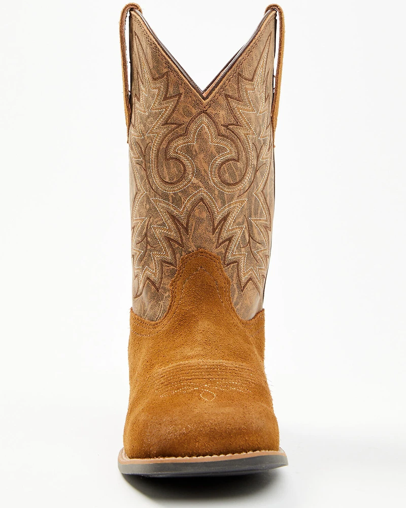 Cody James Men's Badge Xero Gravity™ Roughout Western Boots - Broad Square Toe