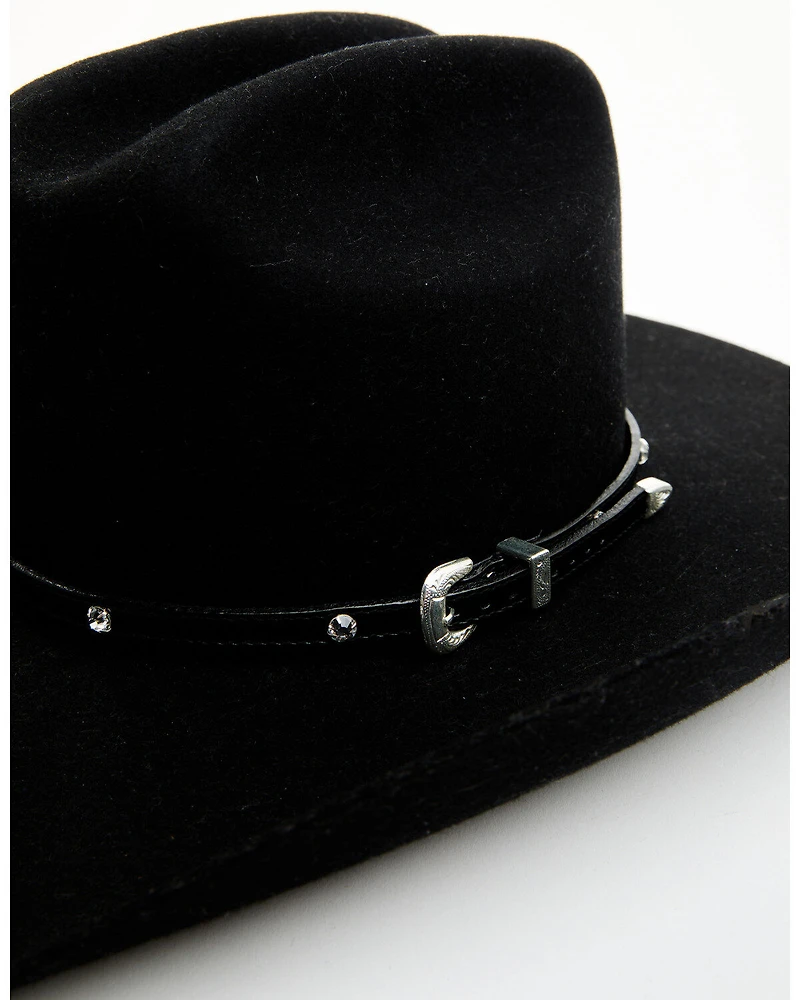 Austin Accent Women's Leather Rhinestone Hat Band
