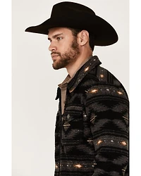 Powder River Outfitters Men's Southwestern Print Berber Zip Jacket