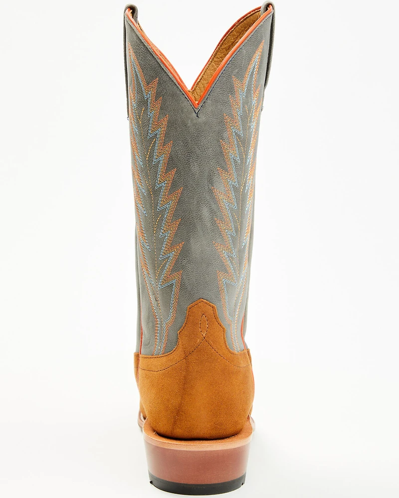 Horse Power Men's Ginger Suede Western Boots - Square Toe