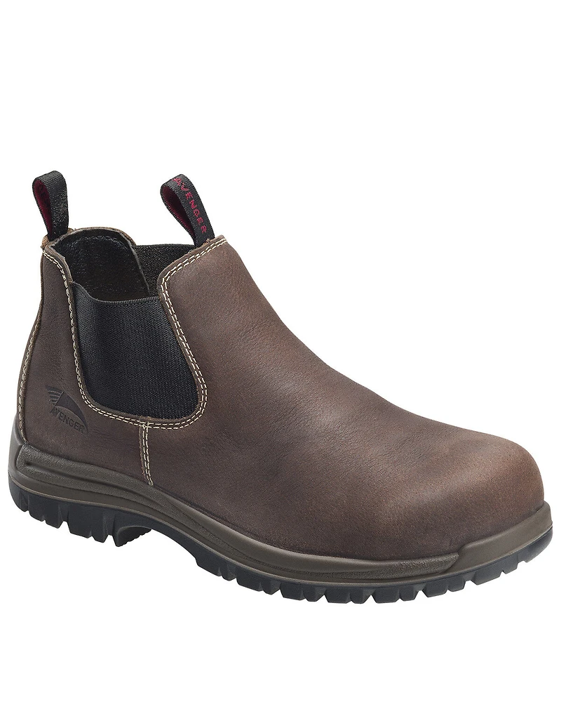 Avenger Men's Foreman Pull On Work Boots - Composite Toe