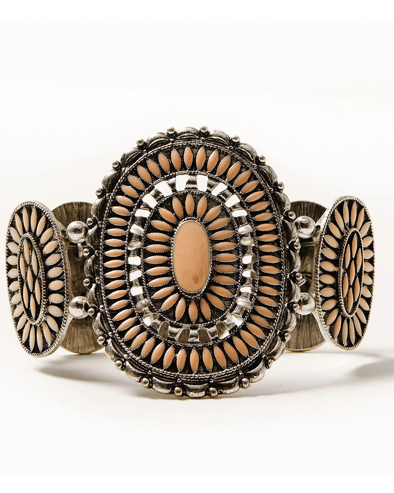 Prime Time Women's Pink Statement Bracelet