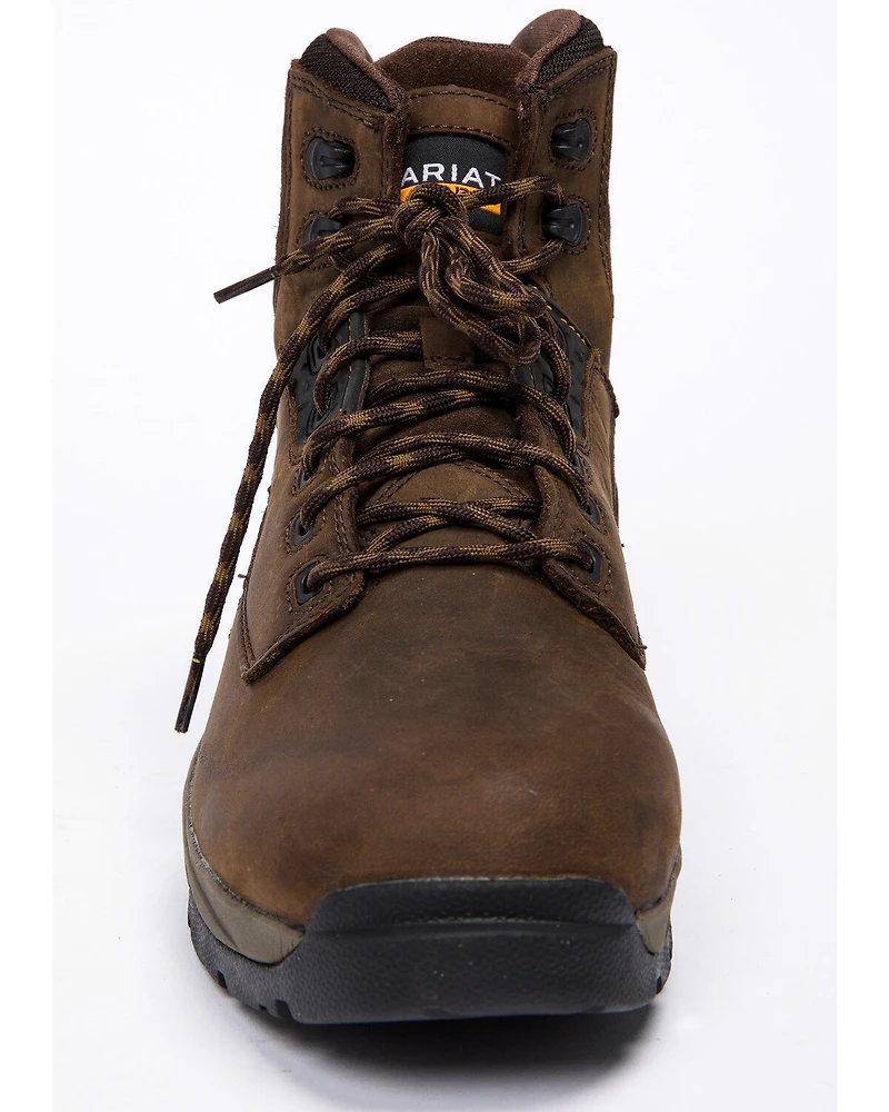 Ariat Men's Mastergrip 6" Waterproof Work Boots - Soft Toe